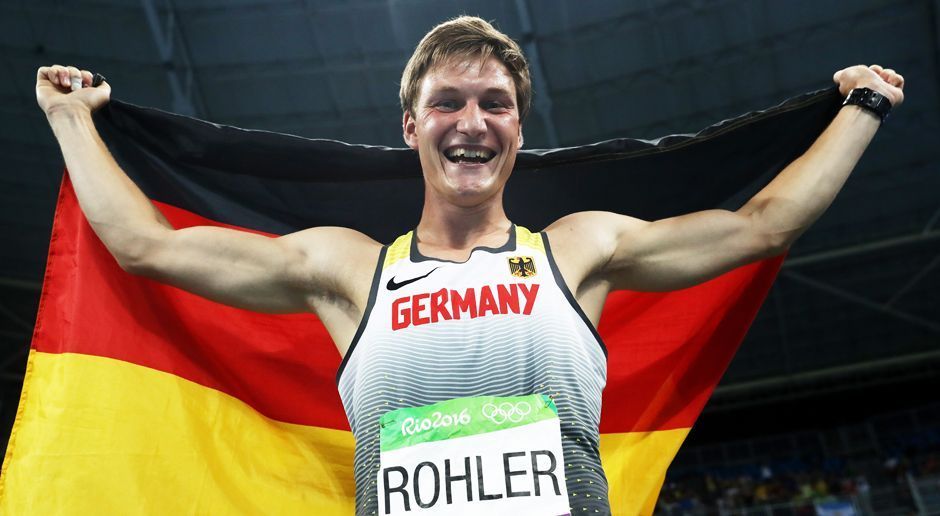 
                <strong>Thomas Röhler (Gold/Speerwurf)</strong><br>
                Thomas Röhler: Gold im Speerwurf.
              