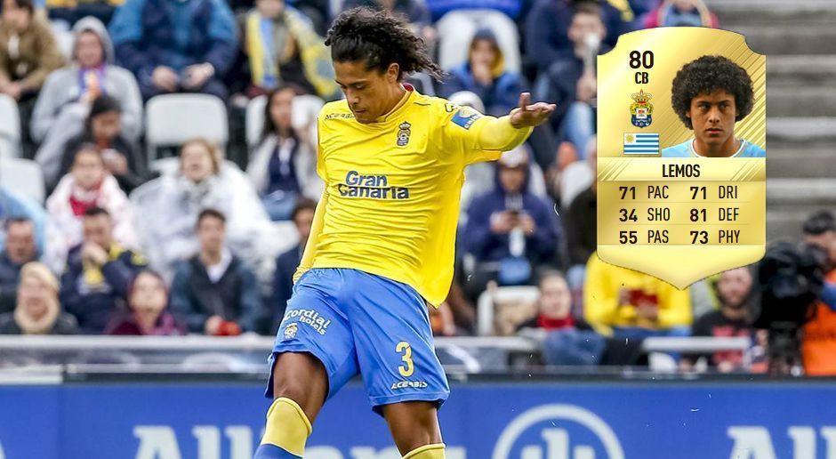 
                <strong>Mauricio Lemos</strong><br>
                Platz 4: Mauricio Lemos (UD Las Palmas) - Rating FIFA 17: 80 / Plus gegenüber dem Vorjahr: 
              