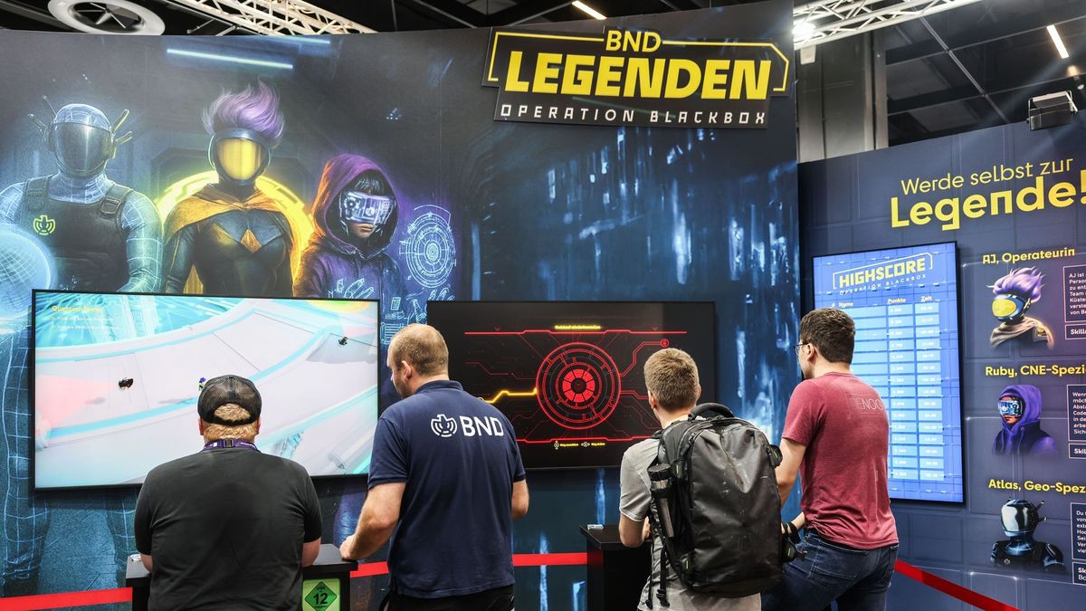 Computerspielemesse Gamescom - BND Stand