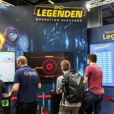 Computerspielemesse Gamescom - BND Stand