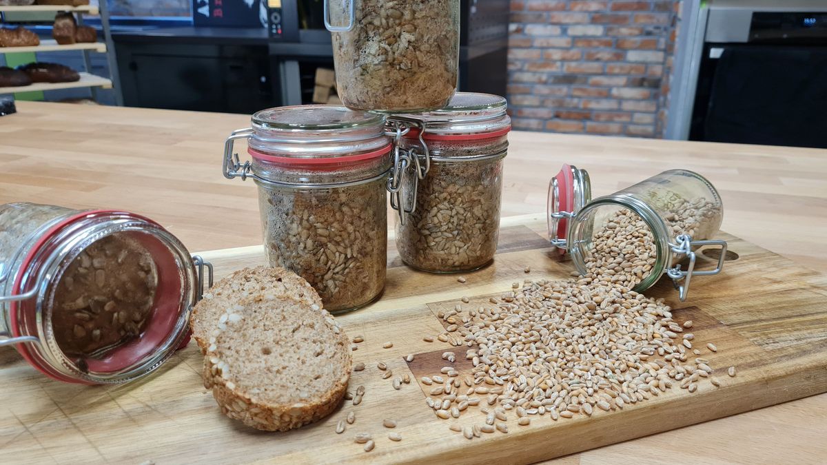 Brot im Glas