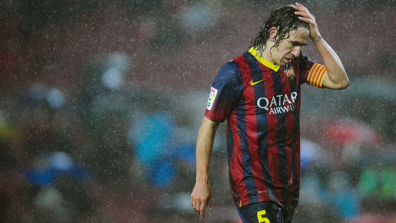 
                <strong>Platz 5 - Carles Puyol</strong><br>
                Pflichtspiele für Barca: 593 (zwischen 1999 und 2014) - Tore: 19 - Position: Innenverteidiger
              