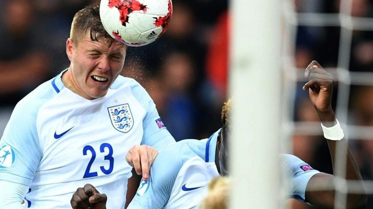 Mawson gelang der erste Treffer für England gegen Polen