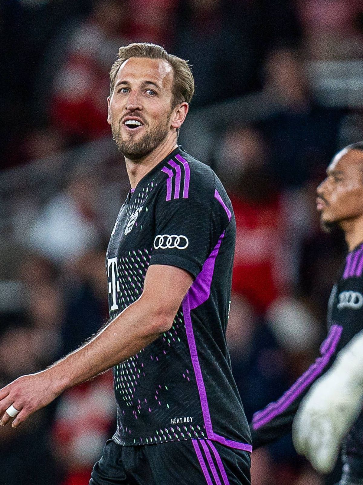 Tor zum 1:2 durch Elfmeter von Harry Kane (FC Bayern Muenchen, 9) FC Arsenal vs. FC Bayern Muenchen , Fussball, UEFA Champions League, Viertelfinale, 09.04.2024 FC Arsenal vs. FC Bayern Muenchen , ...