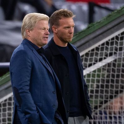 FC-Bayern-Boss Kahn und der damalige Chefcoach Nagelsmann