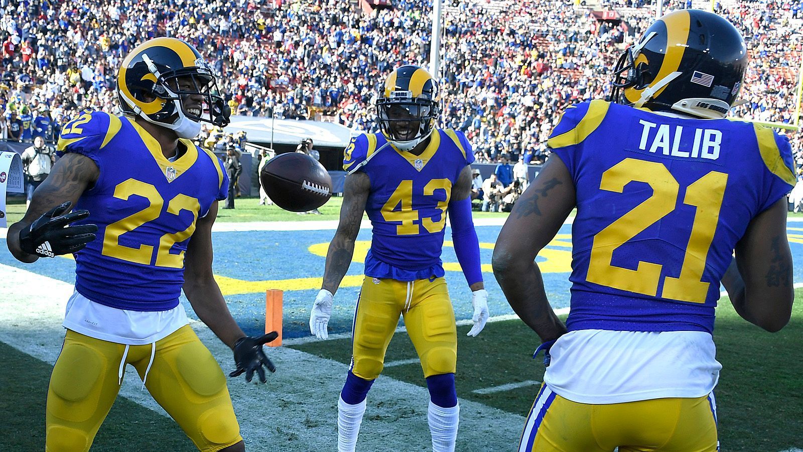 
                <strong>Los Angeles Rams - 8 </strong><br>
                Los Angeles Rams - 8 Playoff-Teilnahmen in Serie (1973-80)
              