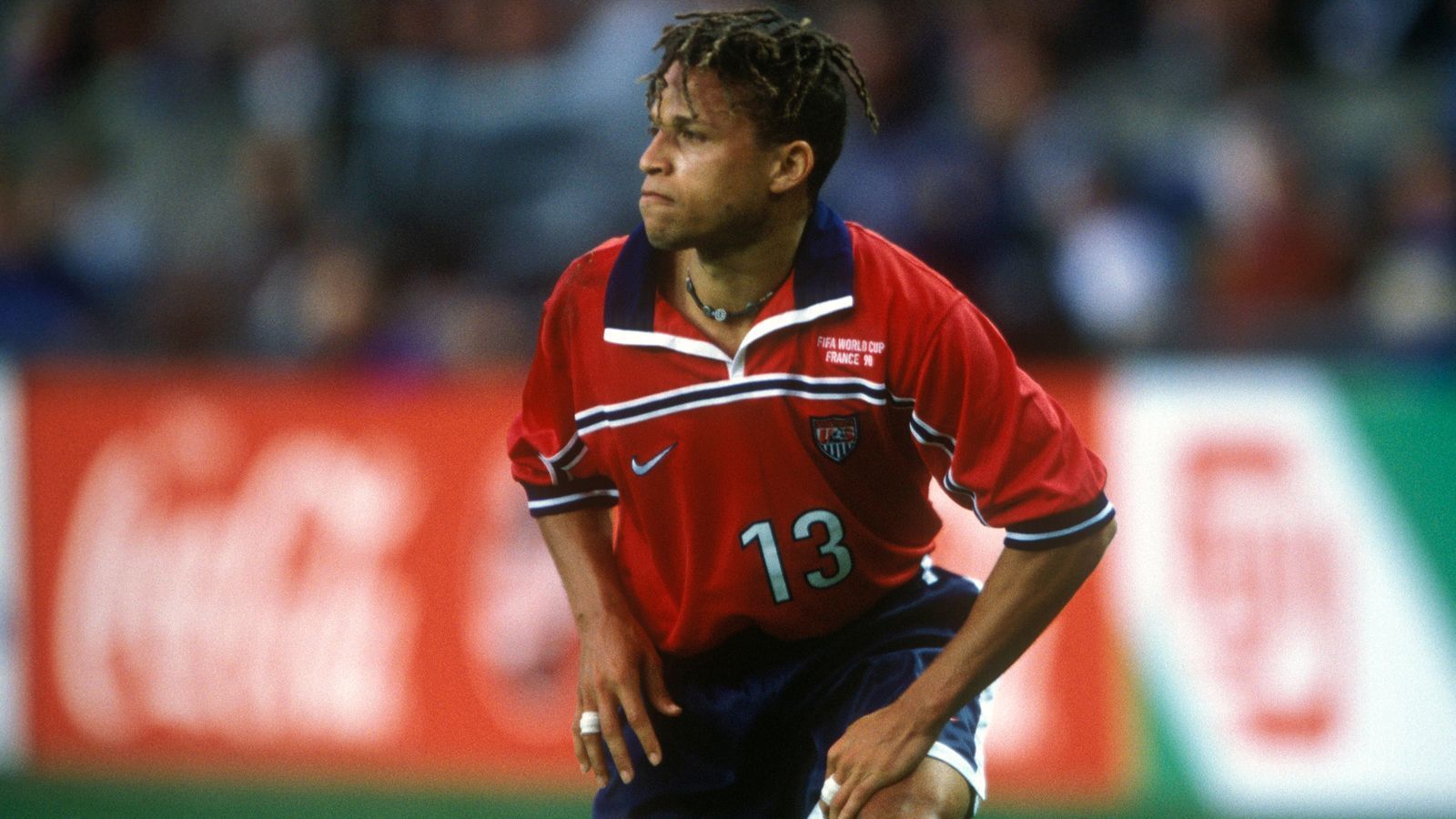 
                <strong>USA: Cobi Jones</strong><br>
                164 LänderspieleDebüt am 3. September 1992 gegen Kanada (2:0)
              