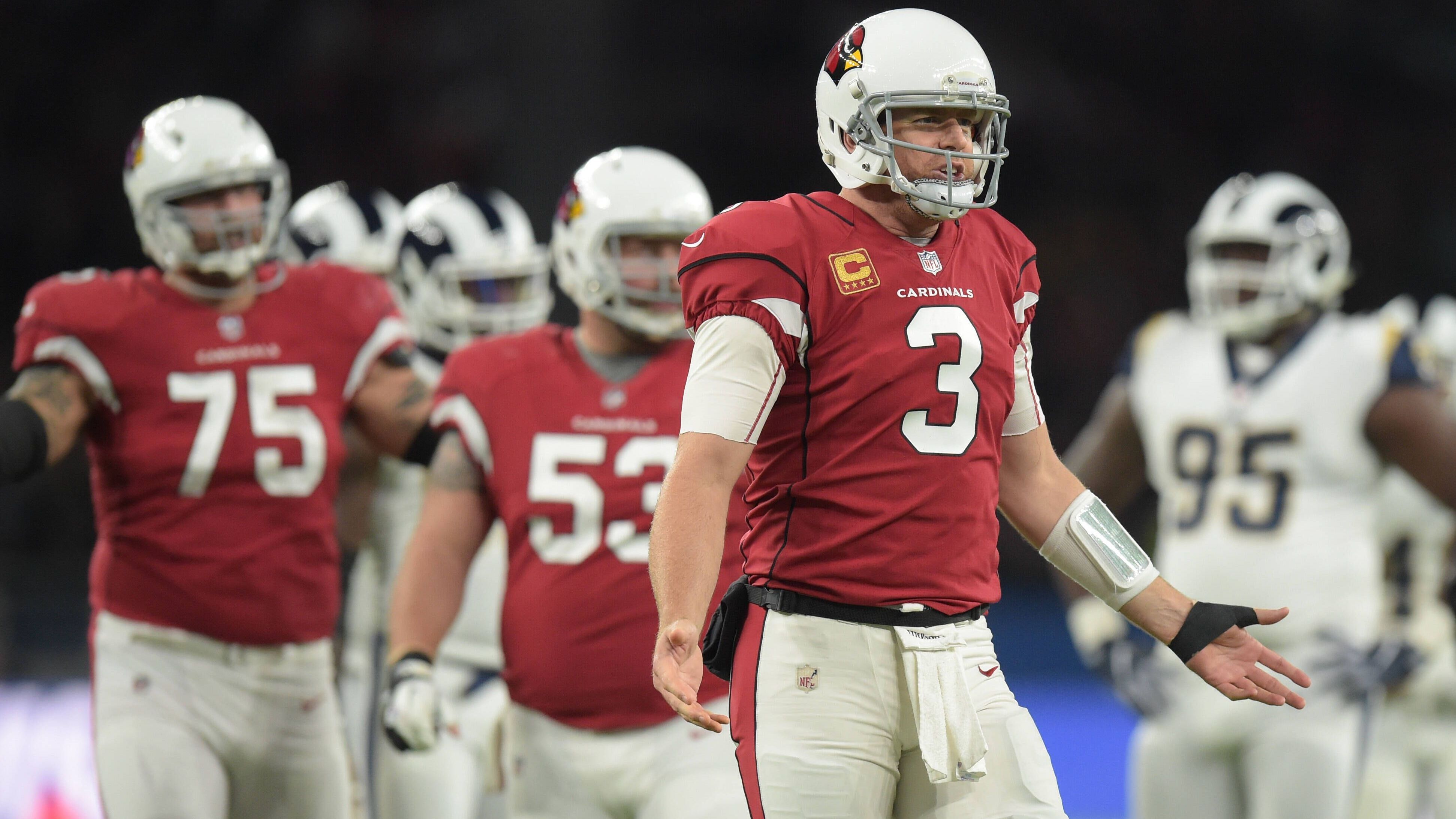 <strong>Platz 17: Carson Palmer - 174,1 Millionen US-Dollar (Karriere beendet)</strong><br>Position: Quarterback<br>Teams: Arizona Cardinals, Oakland Raiders, Cincinnati Bengals