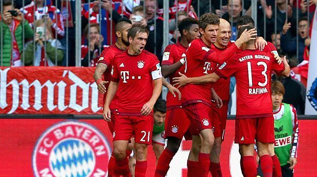 
                <strong>FC Bayern - 1. FC Köln</strong><br>
                Das 4:0 des FC Bayern München gegen den 1. FC Köln war der 1000. Sieg des Rekordmeisters in der Bundesliga. Etwas mehr als 50 Jahre in Deutschlands höchster Spielklasse benötigten die Bayern, um diese imposante Marke zu erreichen. ran.de zeigt die zehn wichtigsten Siege des FC Bayern.
              