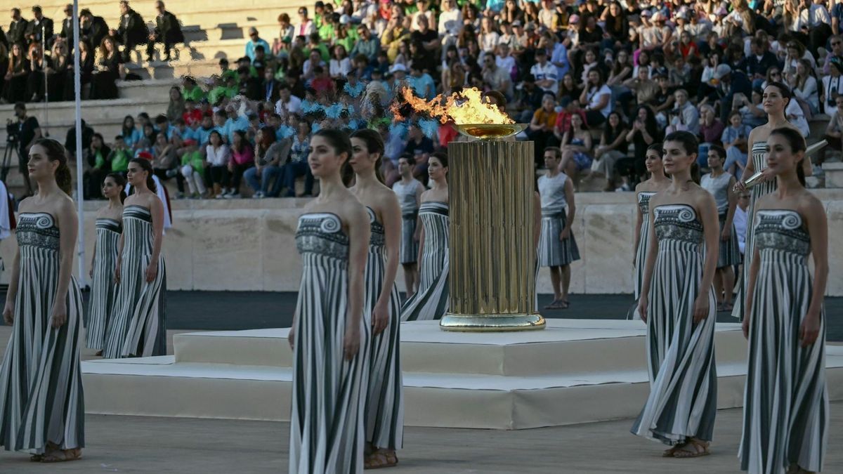 Das Olympische Feuer brennt seit 16. April