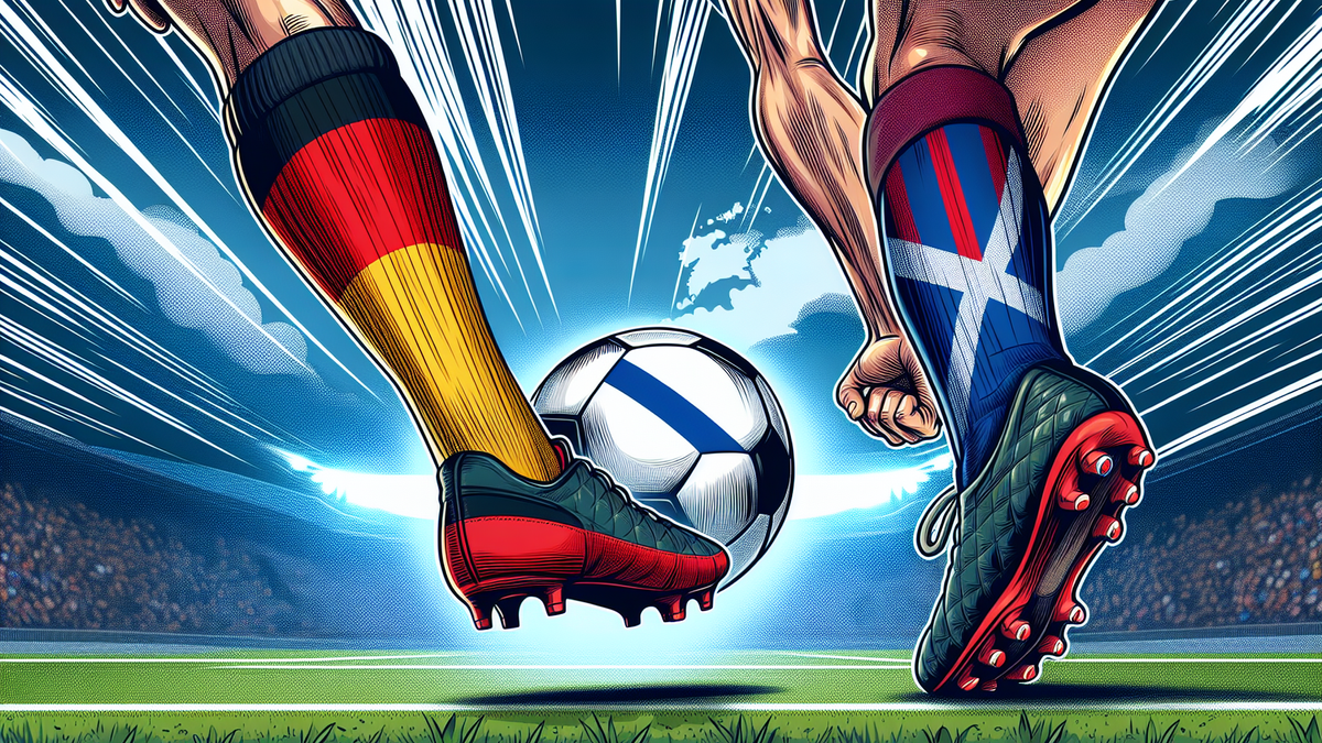 Deutschland - Schottland bei der EM 2024.