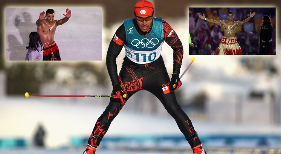 
                <strong>Pita Taufatofua (Tonga, Langlauf)</strong><br>
                Platzierung in Pyeongchang: Platz 114 (von 118) im 15-Kilometer-Freistil-Langlauf Weltberühmt wurde Pita Taufatofua mit seinem oberkörperfreien Auftritt bei der Olympischen Eröffnungsfeier. Dabei ist die Rede aber nicht von Pyeongchang, sondern von den Sommerspielen in Rio. Taufatofua vertrat Tonga damals im Taekwondo und geht jetzt als Langläufer in die Loipe. Der 34-Jährige qualifizierte sich als Sechster von neun Startern in Island. Zu seiner zweiten Leidenschaft sagte er einmal: "Bei jedem Rennen sterbe ich ein bisschen."
              