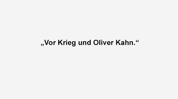 
                <strong>Die besten Sprüche des Mehmet Scholl</strong><br>
                Mehmet Scholl auf die Frage, wovor er Angst habe.
              