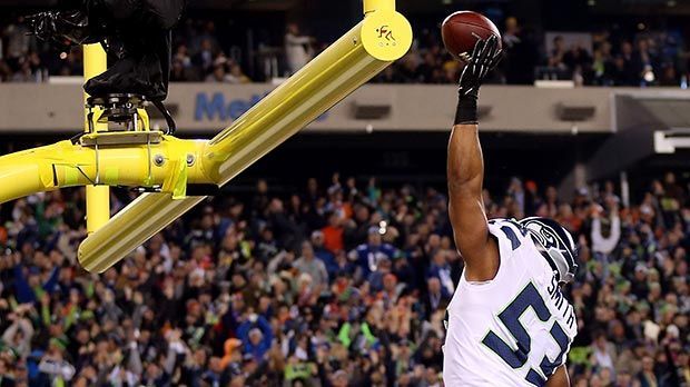 
                <strong>Broncos vs. Seahawks</strong><br>
                Nach der zweiten Interception schafft Malcolm Smith den zweiten Touchdown für Seattle
              