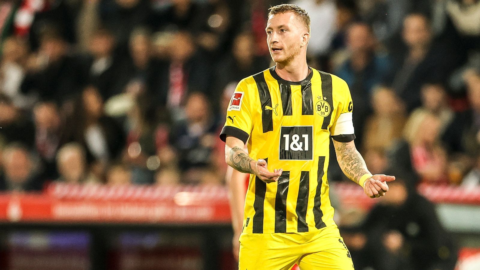 
                <strong>Marco Reus (Borussia Dortmund)</strong><br>
                Aktuell fällt der 33 Jahre alte BVB-Star Marco Reus wegen Sprunggelenksproblemen aus. ran-Note: ohne Bewertung
              