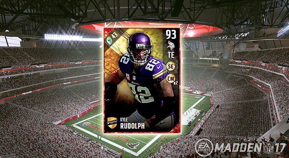 
                <strong>Tight End: Kyle Rudolph</strong><br>
                Tight End: Kyle RudolphTeam: Minnesota VikingsGesamt-Stärke: 93
              