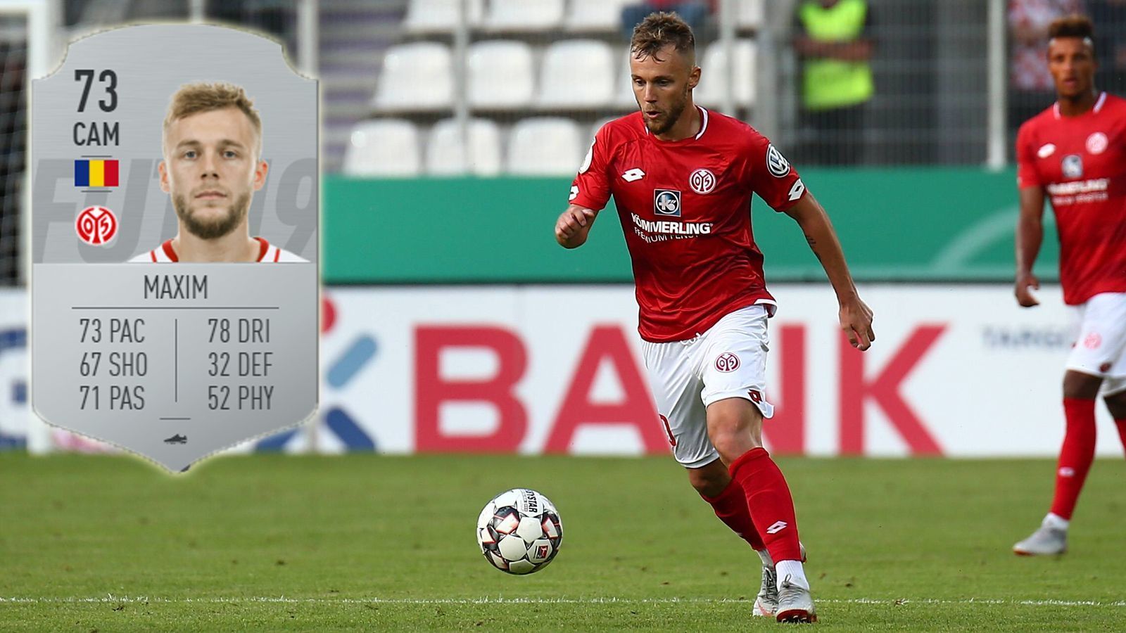 
                <strong>Alexandru Maxim</strong><br>
                Verein: FSV Mainz 05Gesamtstärke: 73
              