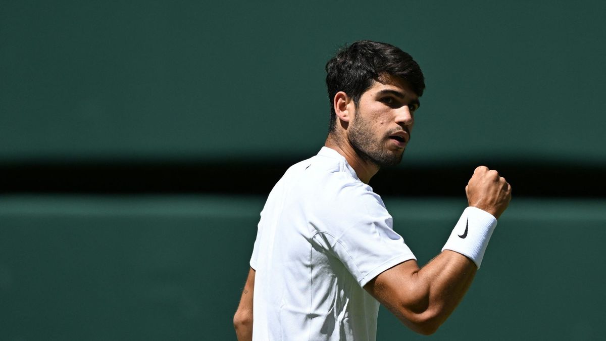 Carlos Alcaraz steht im Wimbledon-Finale