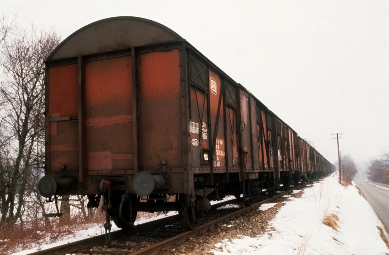 28.02.1987: Bundesumweltminister Wallmann kauft 5.000 Tonnen verstrahltes Molkepulver, das in zwei Güterzügen lagert. Es gibt Überlegungen, es nach Ägypten zu exportieren. Gegen den 2,7 Kilometer langen Molkezug protestierten zahlreiche Menschen.