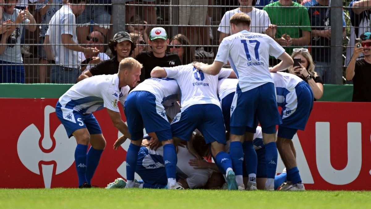Pimasens bejubelt die Führung