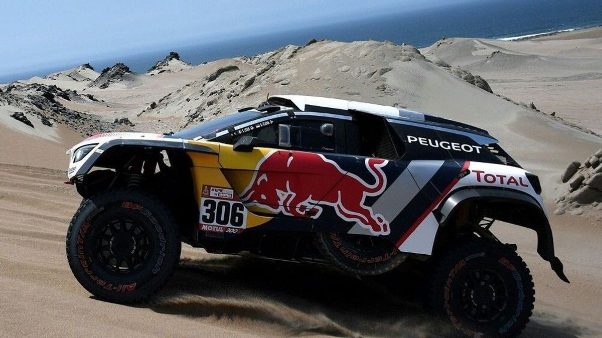 Loeb feiert bei der Rallye Dakar seinen ersten Tagessieg