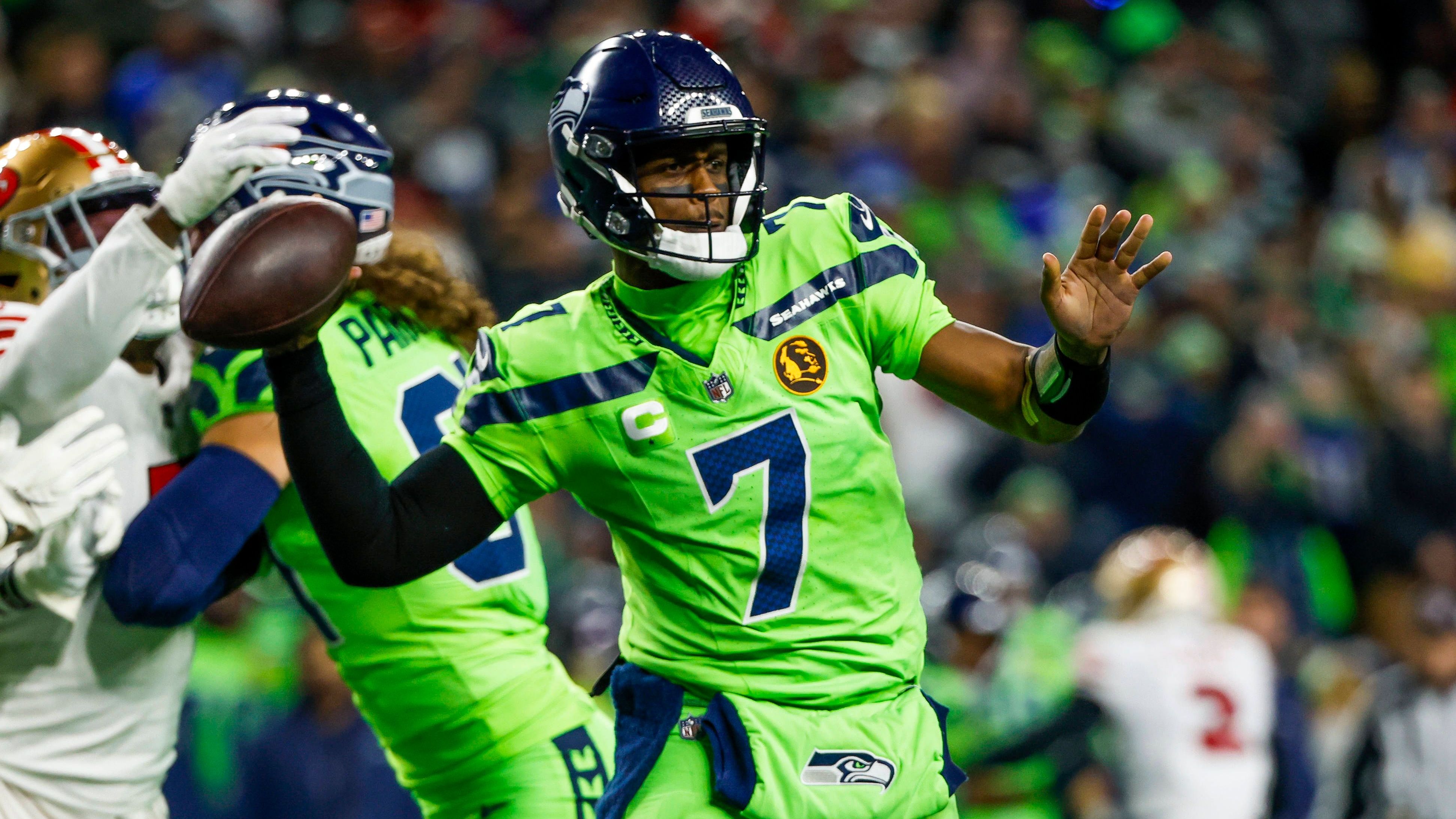 <strong>Platz 19: Seattle Seahawks</strong><br>Gesamtentfernung: 251 Yards<br>Passing Touchdowns insgesamt: 23<br>Häufig eingesetzter Quarterback: Geno Smith (20 TDs in 15 Spielen)