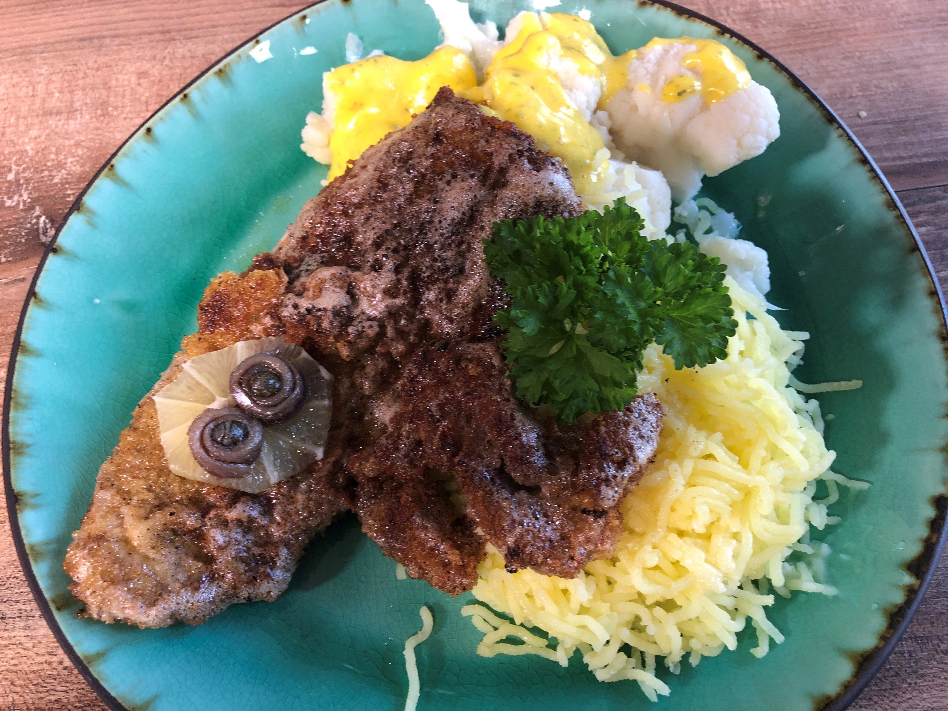 Wiener Schnitzel mit Blumenkohl | Abenteuer Leben