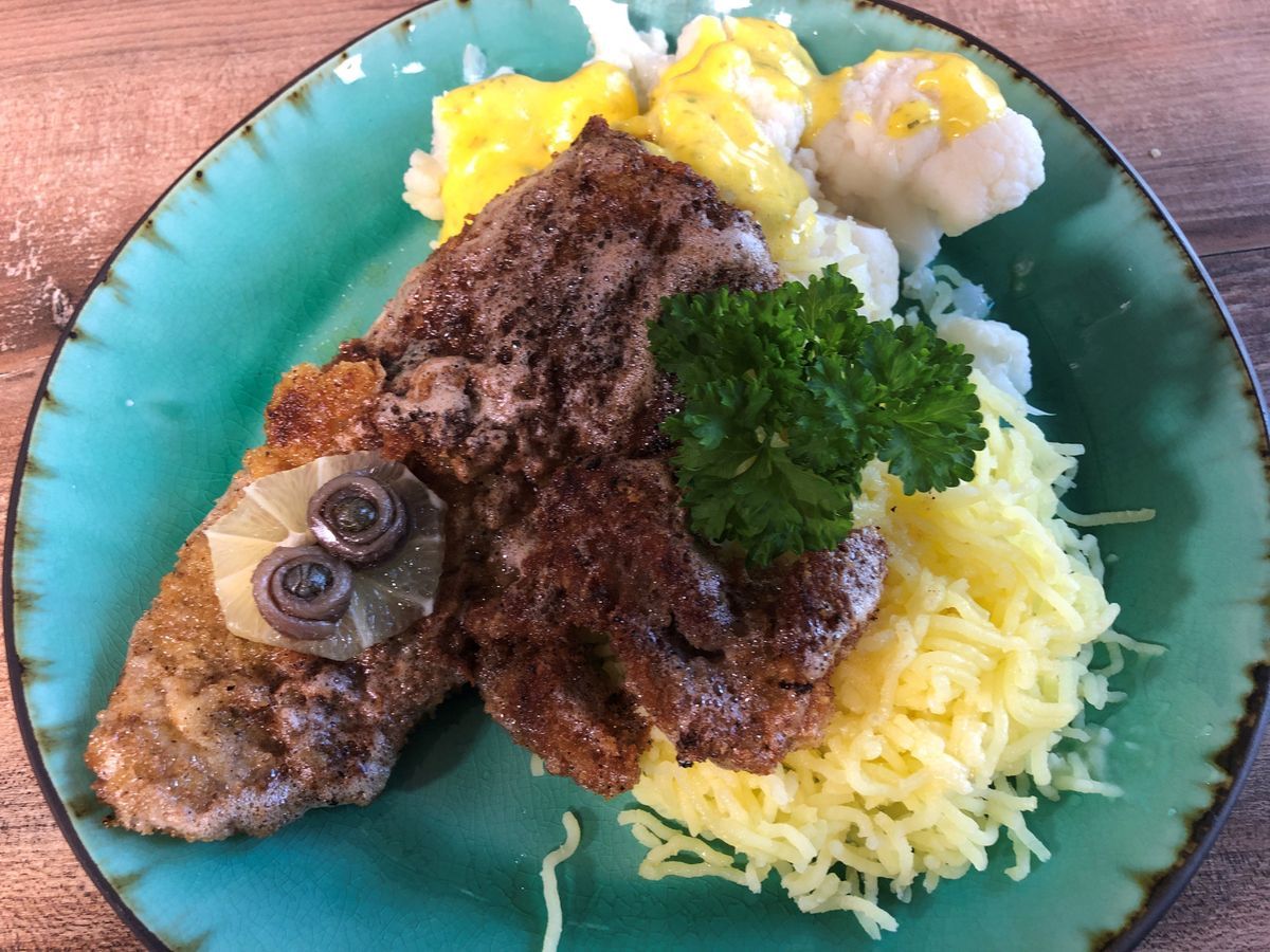 Wiener Schnitzel mit Blumenkohl