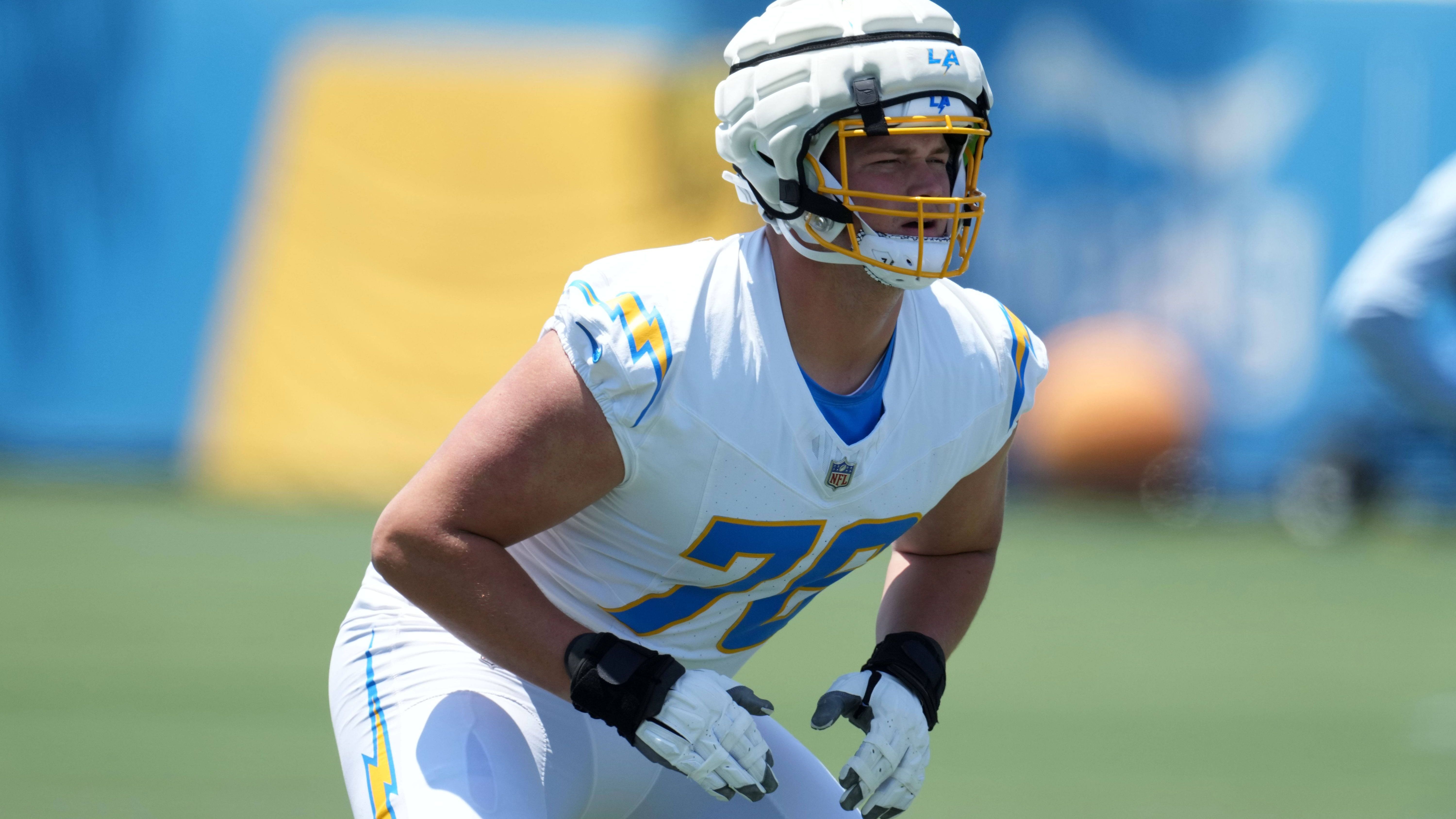 <strong>Los Angeles Chargers - 2024</strong><br>Pick: Nummer 5<br>Joe Alt (Offensive Tackle)