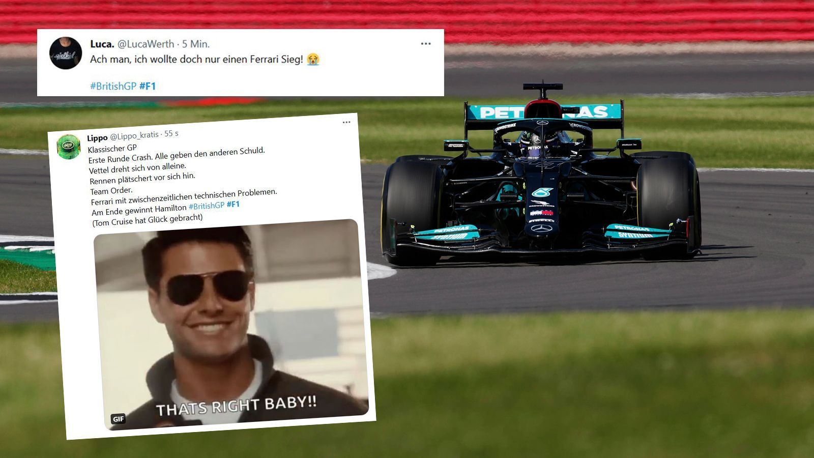 
                <strong>Hamilton mit Mega-Schlussspurt</strong><br>
                Bis zwei Runden vor Schluss. Da zieht Hamilton am Monegassen vorbei.
              