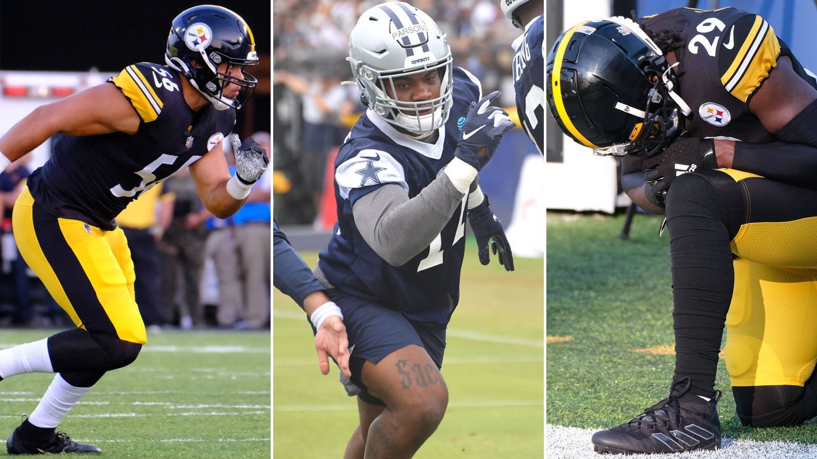 
                <strong>Preseason-Start: Die Gewinner des Spiels der Dallas Cowboys gegen die Pittsburgh Steelers </strong><br>
                Endlich fliegt in der NFL wieder das Ei! Mit dem Hall-of-Fame-Game zwischen den Dallas Cowboys und den Pittsburgh Steelers (3:16) fand das erste Preseason-Spiel des Jahres 2021 statt (hier das Highlight-Video). ran verrät, welche Spieler positiv in Erscheinung traten. Achtung: ProSieben MAXX und ran.de übertragen in der Nacht vom 20. auf den 21. August sowie am 29. August insgesamt drei Preseason-Spiele.
              
