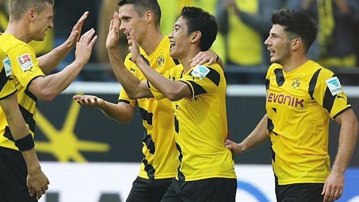 Borussia Dortmund Shinji Kagawa Jubel