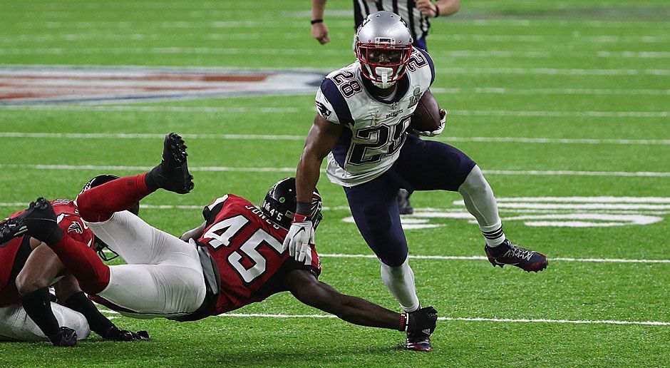 
                <strong>8. neuer Rekord: Meiste Punkte eines Spielers in einem Super Bowl</strong><br>
                Zwei Läufe in die Endzone plus einen Receiving Touchdown plus einen erfolgreichen Run bei einer Two-Point-Conversion macht 20 Punkte für James White - wow!
              