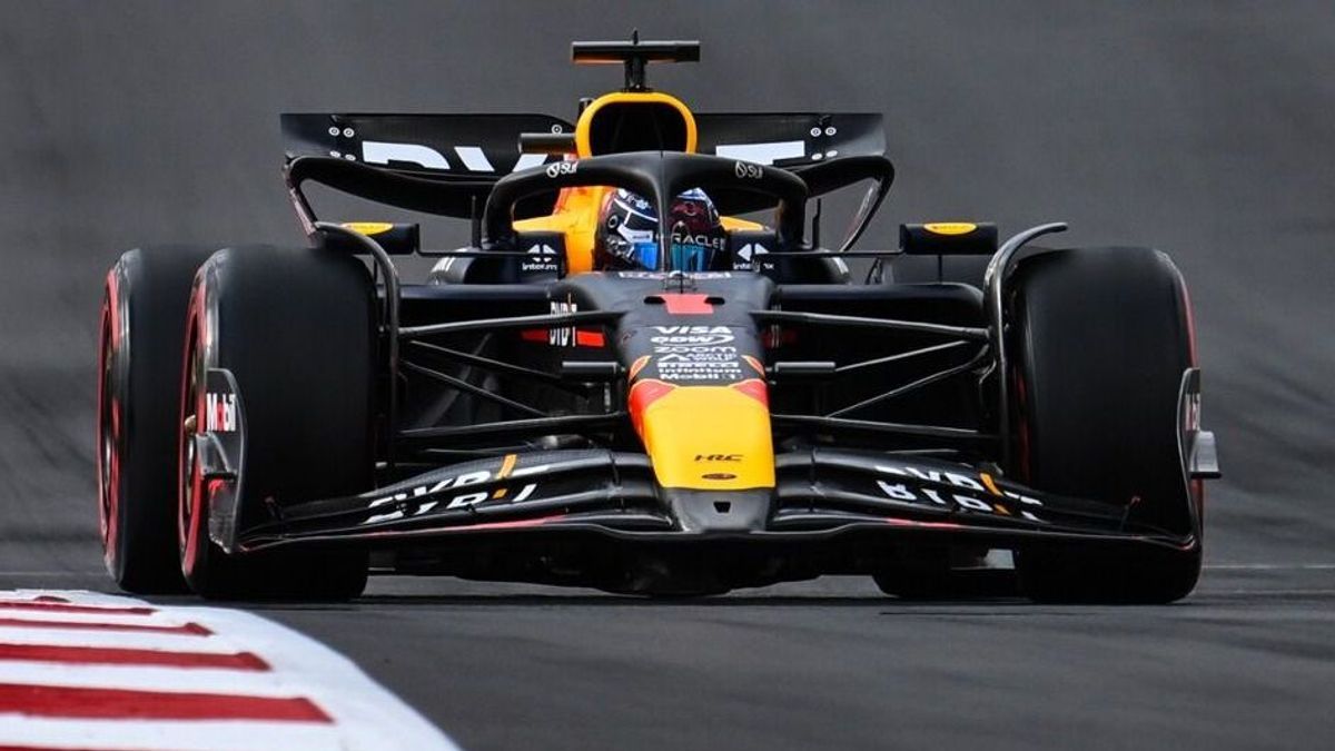 Max Verstappen im Red Bull RB20 beim Formel-1-Rennen in Austin 2024