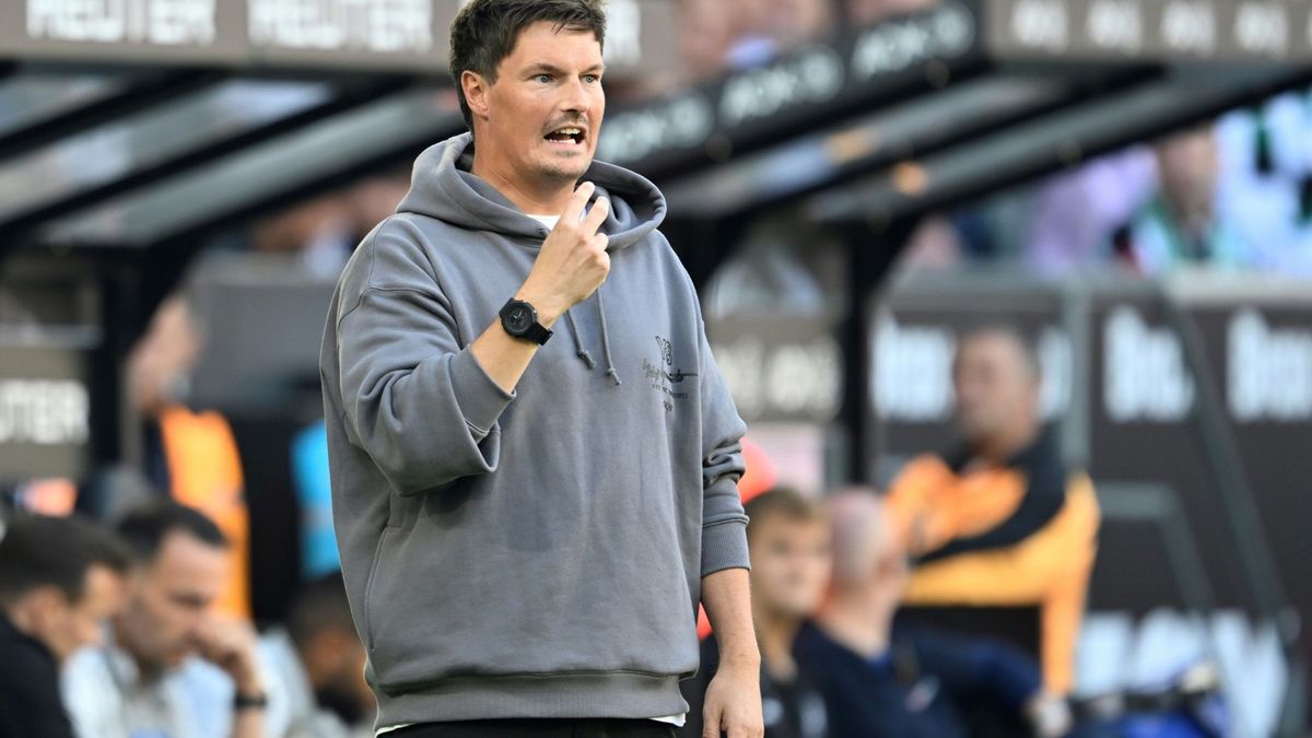 Merlin Polzin beim 0:0 in Gladbach