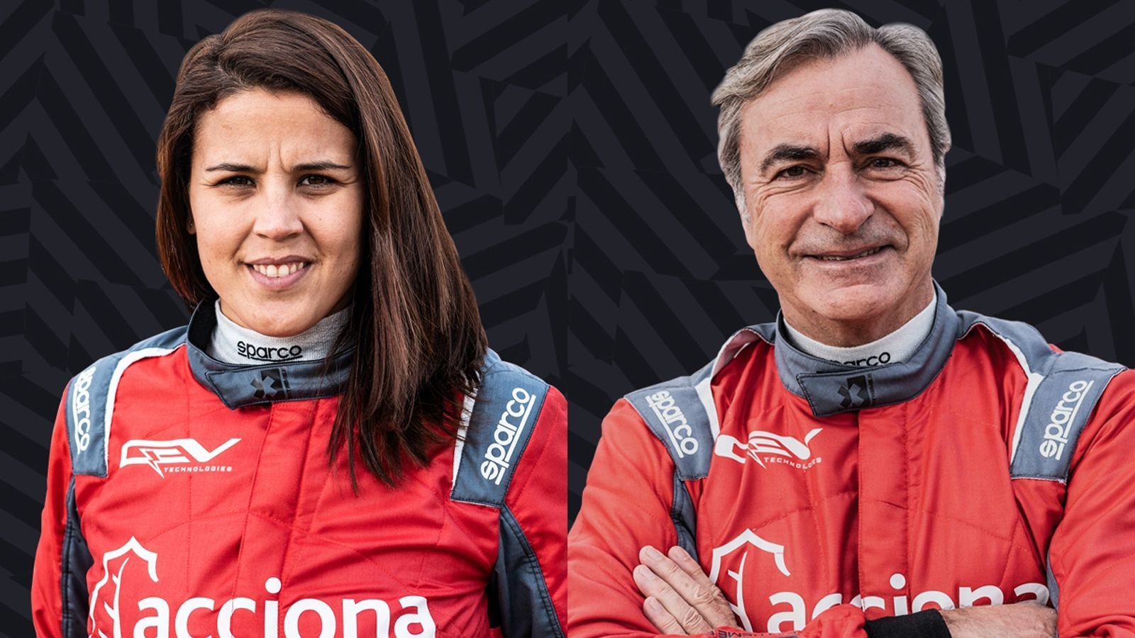 
                <strong>Acciona | Sainz XE Team</strong><br>
                &#x2022; Fahrer: Laia Sanz (ESP) u. Carlos Sainz (ESP) -<br>&#x2022; Team aus: Spanien<br>
              