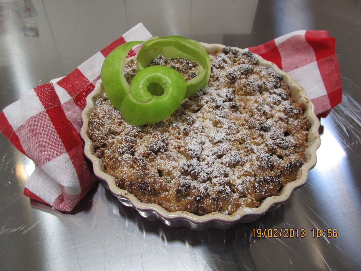 Veganer Apfel-Streuselkuchen