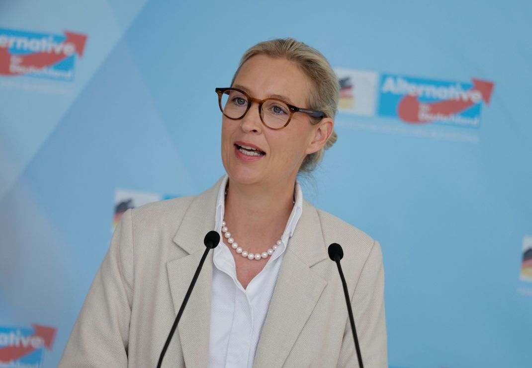 Die AfD-Co-Chefin Weidel (Bild) wird im ARD-Sommerinterview Fragen zu aktuellen Entwicklungen in der Politik beantworten. (Archivbild)