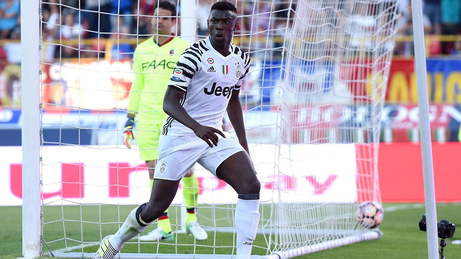 
                <strong>Moise Kean</strong><br>
                Geburtstag: 28. Februar 2000Erstes Tor in der Serie A: für Juventus Turin beim 2:1 beim FC Bologna am 27. Mai 2017
              