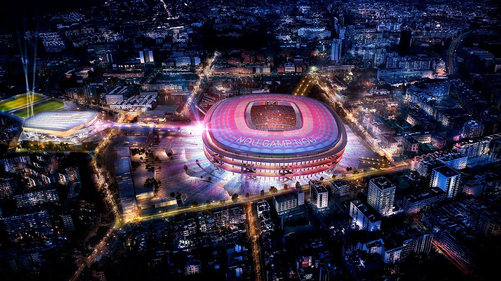 
                <strong>FC Barcelona</strong><br>
                Der spanische Meister FC Barcelona ist drauf und dran, seine Heimstätte zu erneuern. 360 Millionen Euro investieren die Katalanen laut Medienberichten in die Neugestaltung des Camp Nou, das dann 105.000 Zuschauern Platz bieten wird. Als besondere Neuheit sollen die Fans durch eine Media-Wall noch mehr eingebunden werden. Die Fertigstellung ist für die Saison 2022/23 vorgesehen. Im Rahmen des sogenannten Projekts "Espai Barca" wird aber auch im Umfeld des Stadions vieles neu gebaut bzw. umgebaut - etwa eine Eislaufhalle sowie weitere Spielfelder für die Jugendteams.
              