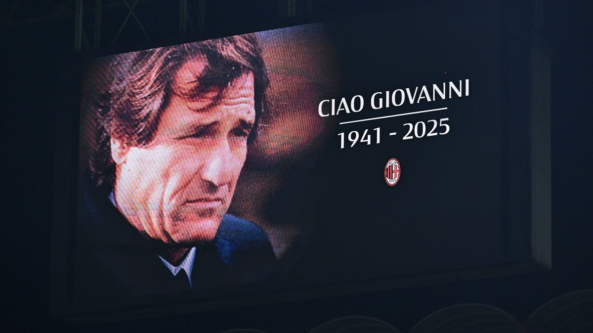 Db Milano 02 11 2025 - campionato di calcio serie A Milan-Roma foto Daniele Buffa Image nella foto: commemorazione Giovanni Galeone PUBLICATIONxNOTxINxITA