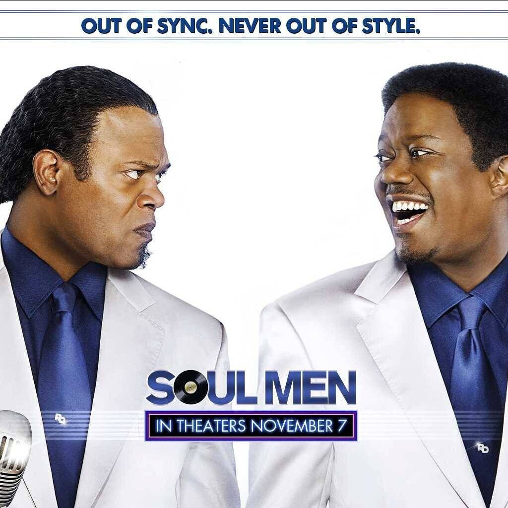 Samuel L. Jackson & Bernie Mac Poster als witziges Duo in "Soul Men".