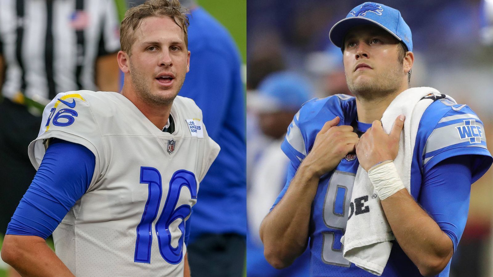 
                <strong>Zahlen, Daten und Fakten zum Blockbuster-Deal der Lions und der Rams</strong><br>
                Der Blockbuster-Trade zwischen den Los Angeles Rams und den Detroit Lions sorgt für Schlagzeilen. Welche Zahlen liefert der Deal, was bringt er den Beteiligten? ran.de beantwortet die wichtigsten Fragen.
              