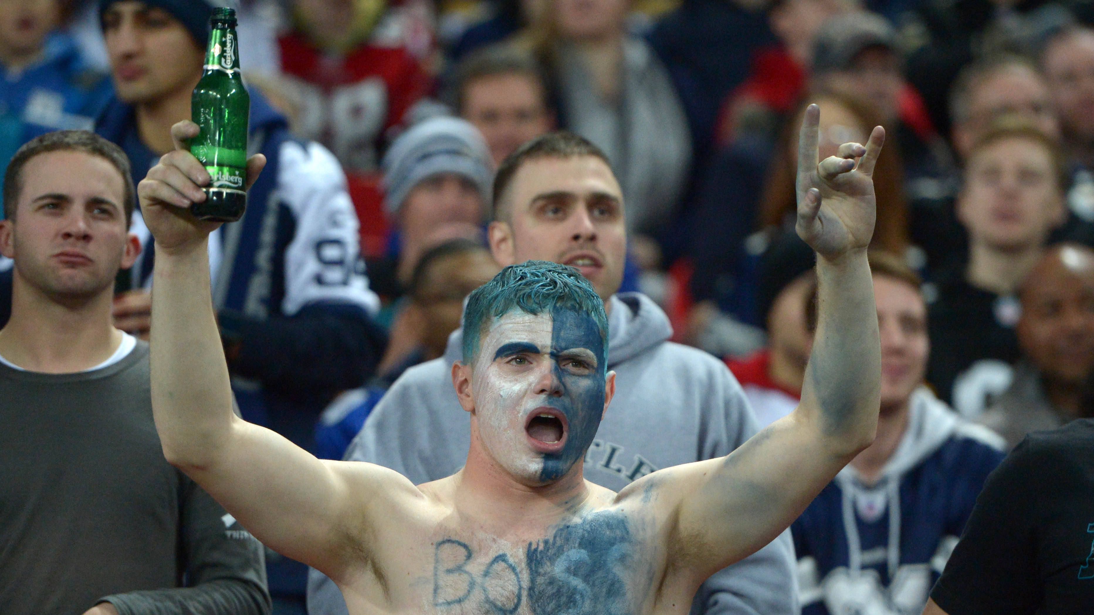 <strong>Platz 18 (geteilt): Dallas Cowboys</strong><br>Durchschnittliche Anzahl Drinks pro Fan: 6,3