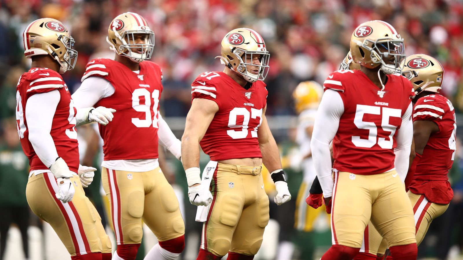 
                <strong>Platz 5: San Francisco 49ers</strong><br>
                DeForest Buckner ist weg, doch mit Erstrunden-Pick Javon Kinlaw schlossen die San Francisco 49ers die Lücke in der Defensive Line umgehend. Ein brandgefährlicher Pass Rush wird in der Front Seven mit einem herausragenden Linebacker-Corps komplettiert: Kwon Alexander, Fred Warner und Dre Greenlaw sind sowohl im Laufspiel als auch gegen den Pass ein sehr gutes Trio. Einzig die Secondary bereitet leichte Fragezeichen. Wie lang kann Richard Sherman die Defensive Backs noch als Star anführen? 
              