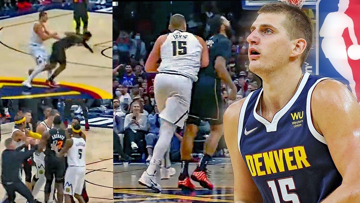Nikola Jokic rastet aus