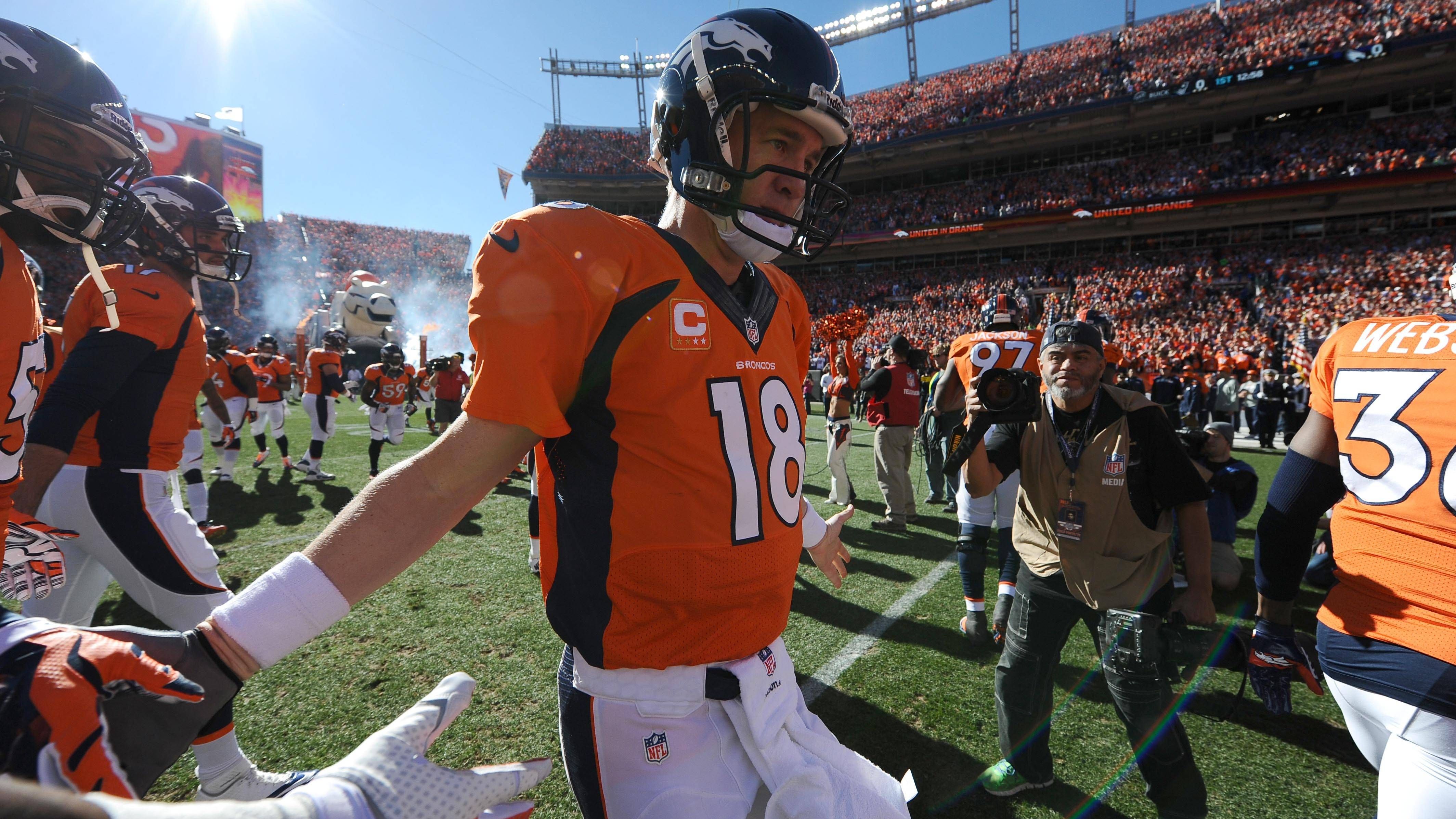 Team: Denver Broncos<br>Letzter All-Pro-Quarterback: Peyton Manning<br>Jahr: 2013