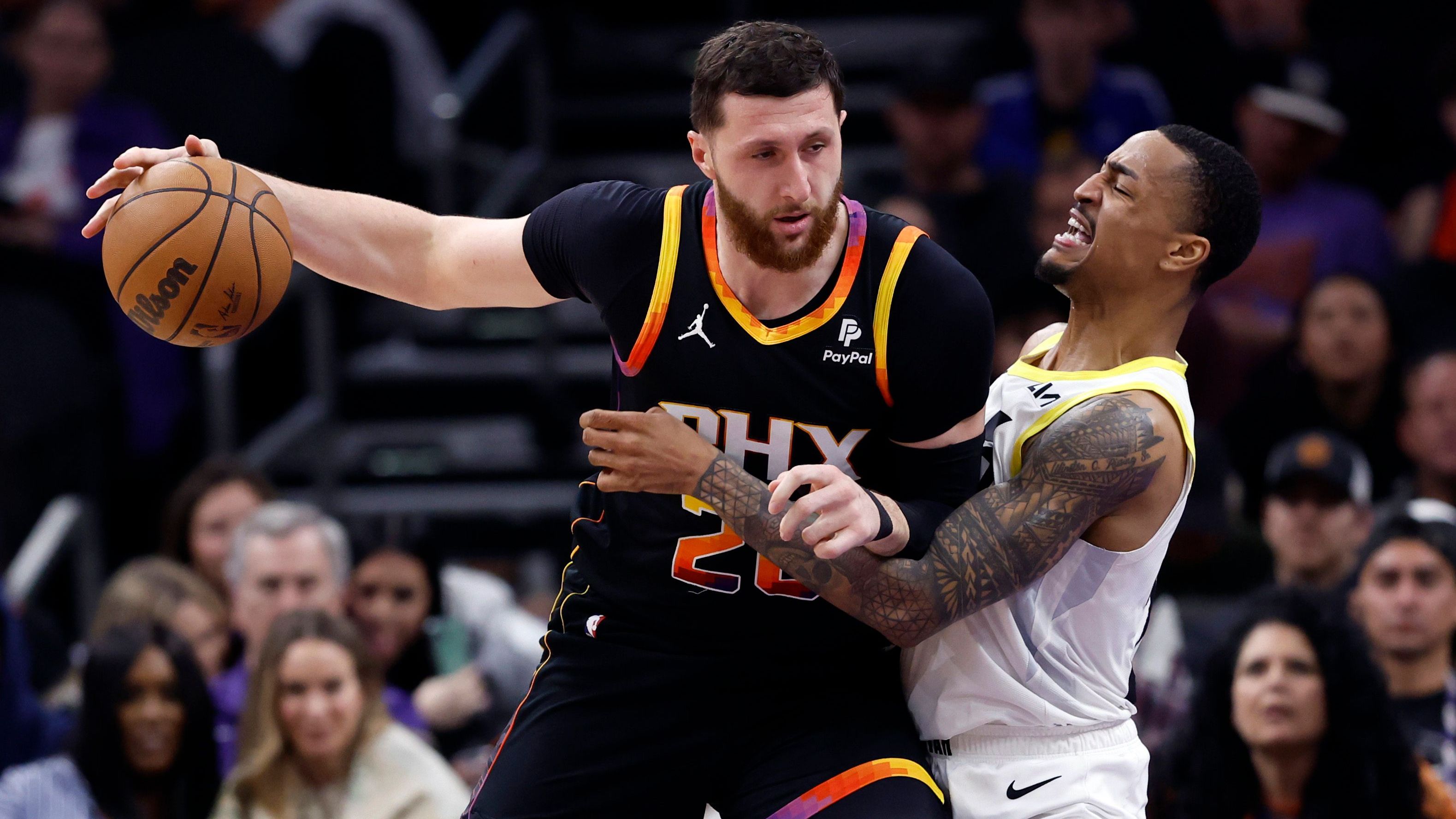 <strong>8. Phoenix Suns (zuvor Rang 7, 31:21)</strong> <br>Starker Heimsieg gegen die Bucks. Auch die Jazz wurden dann locker geschlagen. Beim Auswärtserfolg in Washington feierte Beal mit 43 Punkten ein starkes Homecoming. Jetzt hilft den Stars auch noch Royce O’Neale. Top-Verstärkung.