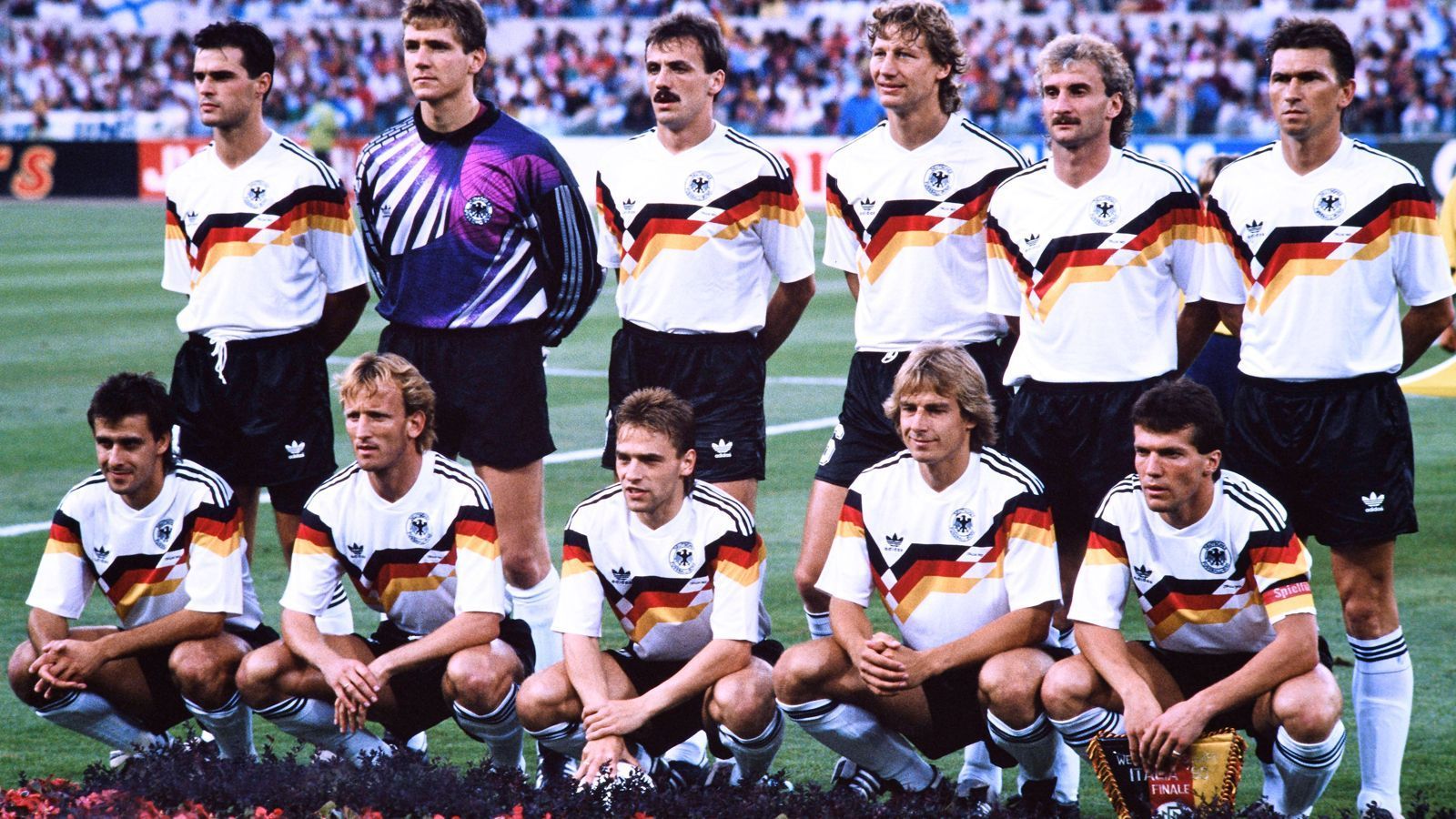 
                <strong>WM-Finale 1990: Argentinien - Deutschland</strong><br>
                Die deutsche Startelf.
              