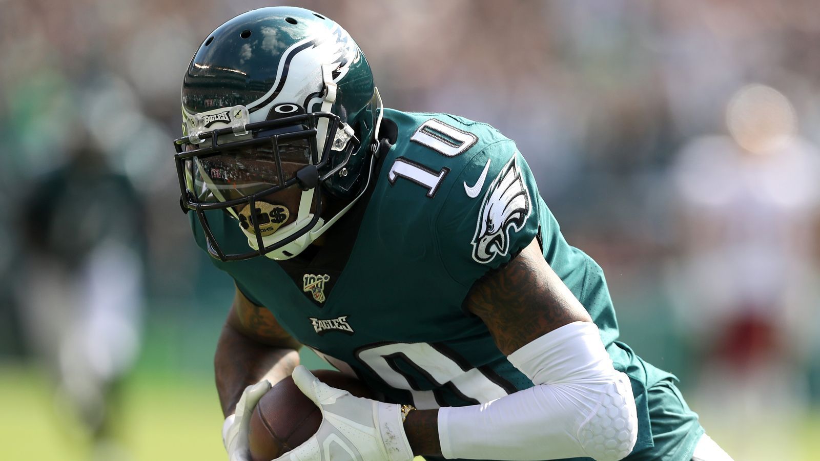 <strong>Platz 37: DeSean Jackson (2008 bis 2022)</strong><br>11.263 Receiving Yards
